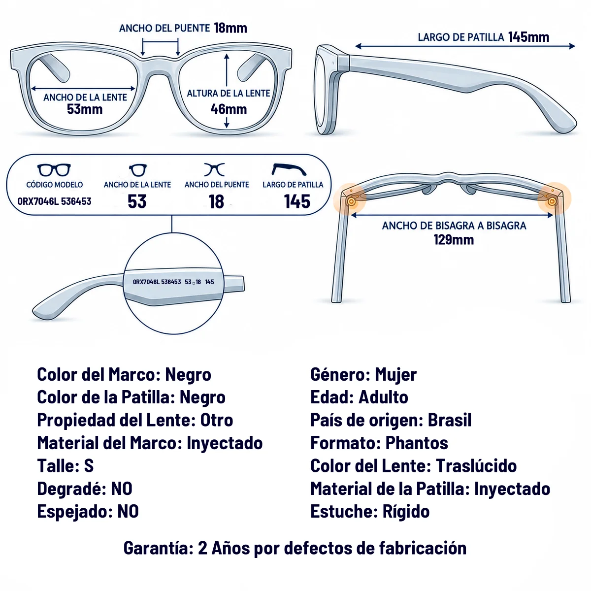 Ray-Ban RX7046L  5364-53-S