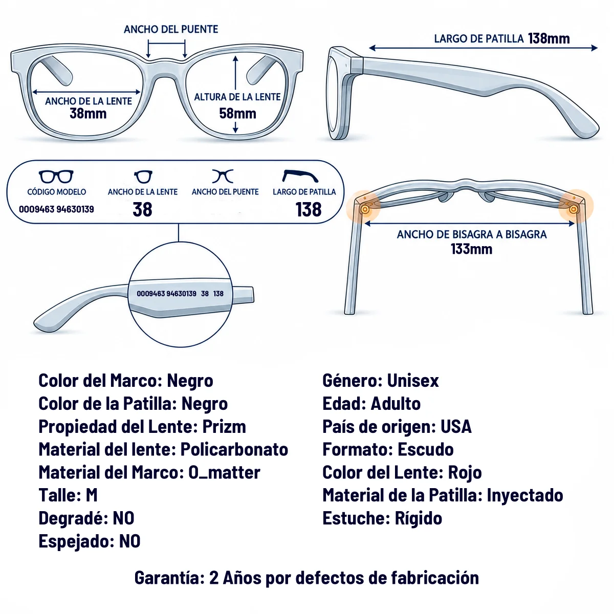 Oakley Oo9463 946301-39-M