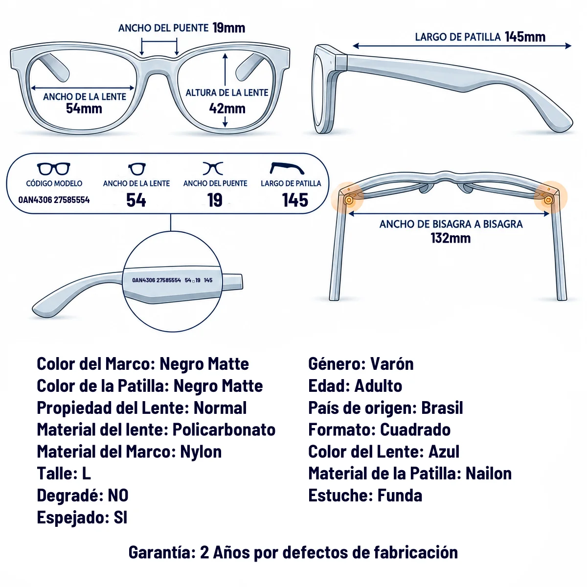 Arnette AN4306 275855-54-L