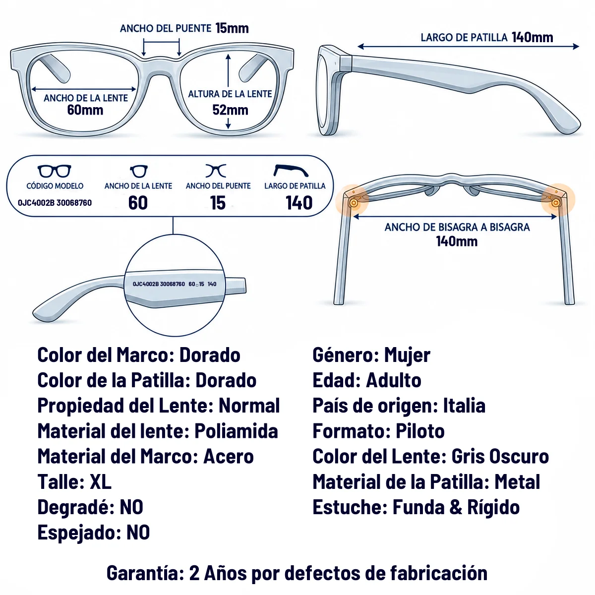 Jimmy Choo JC4002B 300687-60-XL
