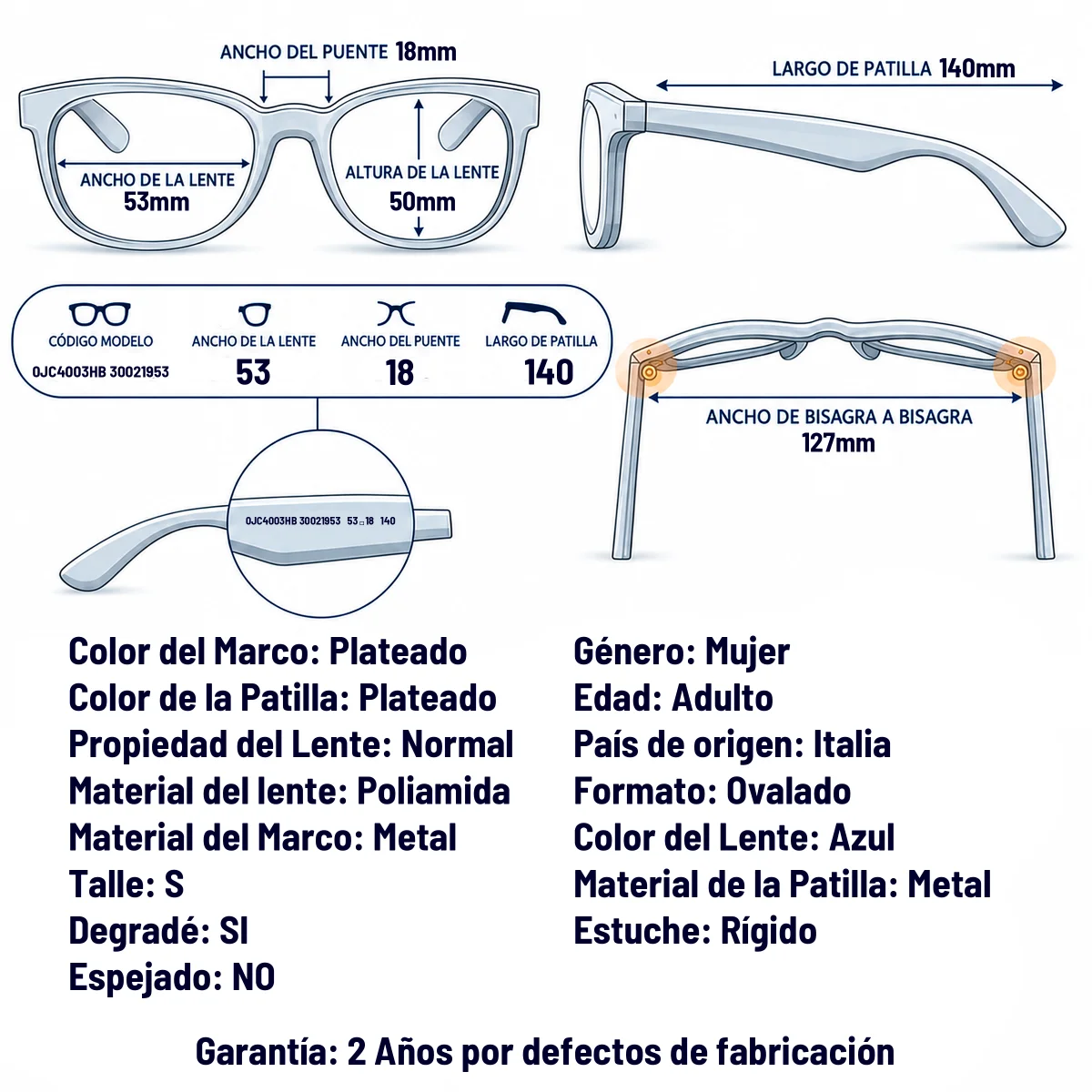 Jimmy Choo JC4003HB 300219-53-S
