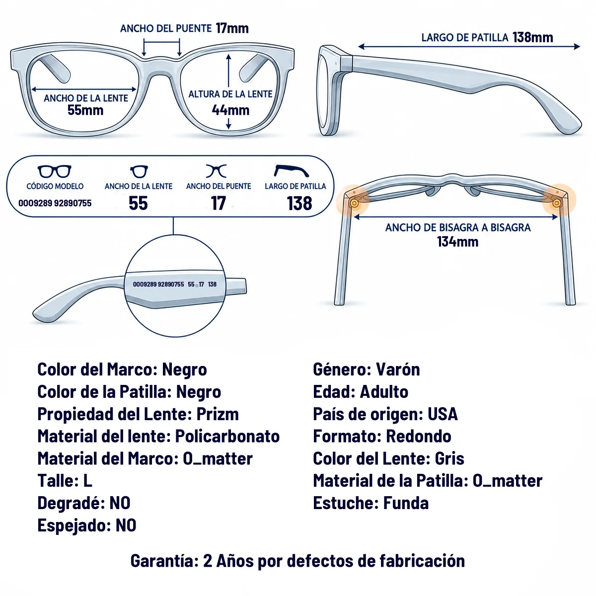 Oakley OO9289 928907-55-L