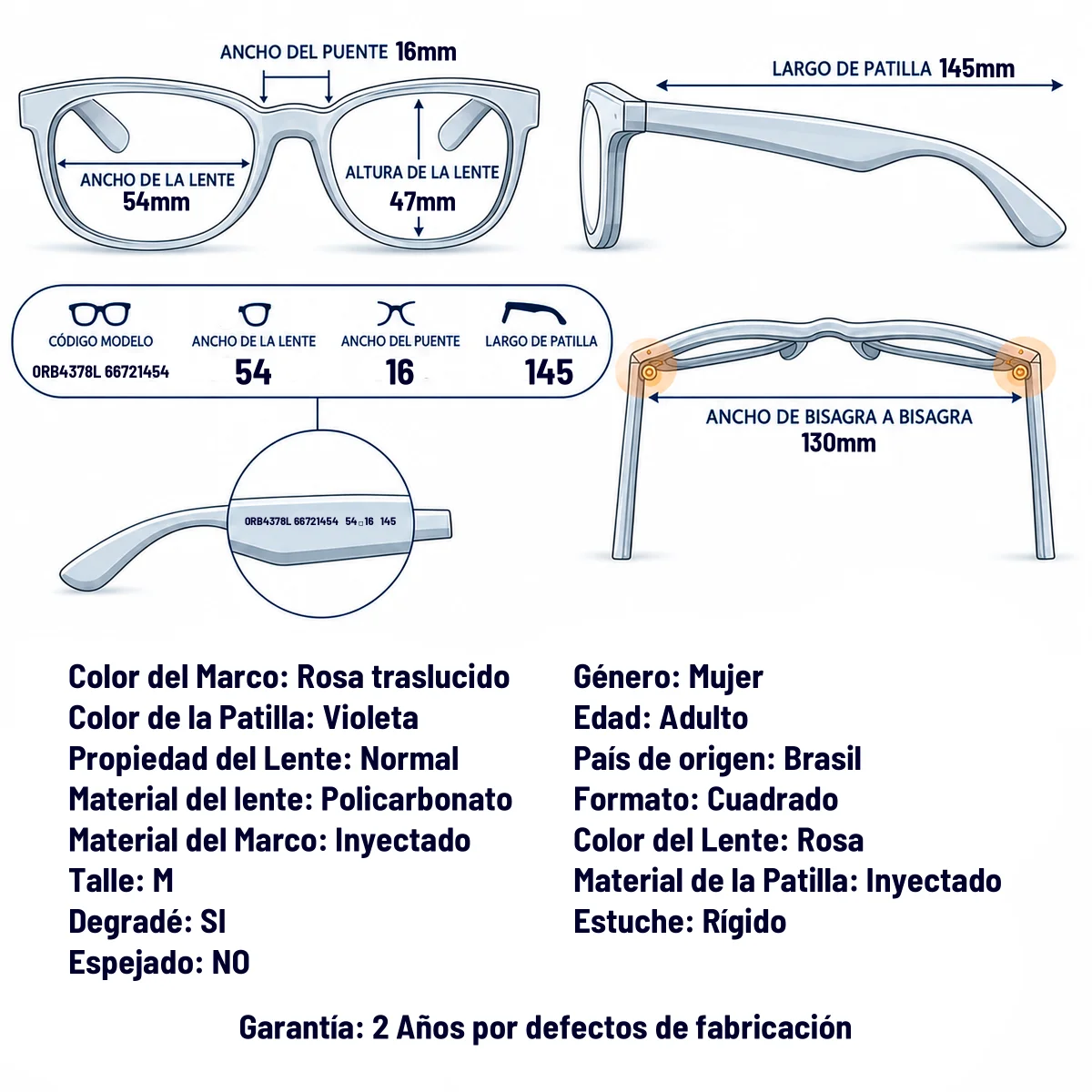Ray-Ban RB4378L  667214-54-M