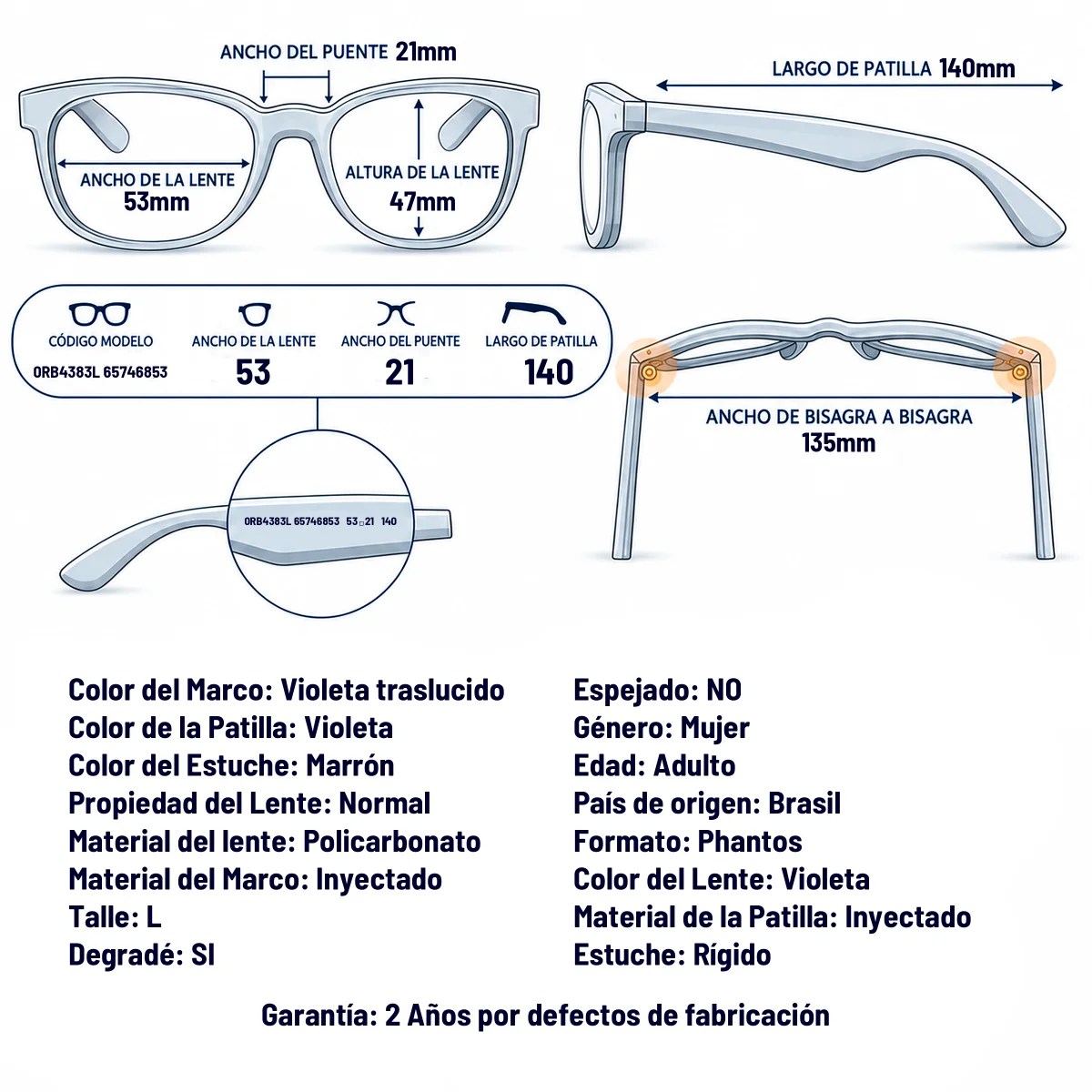 Ray-Ban RB4383L  657468-53-M