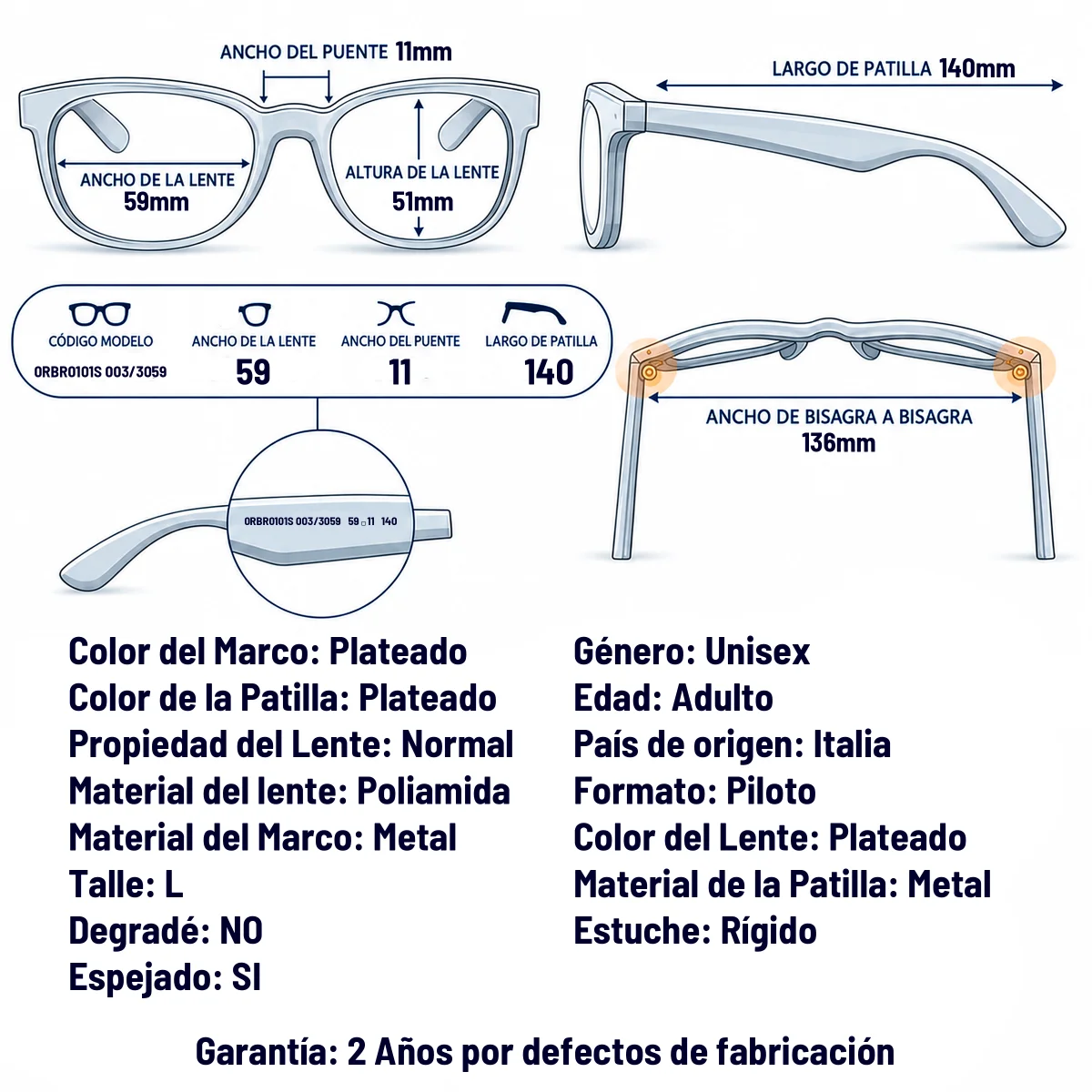 Ray-Ban Rbr0101s 003/30-59-L
