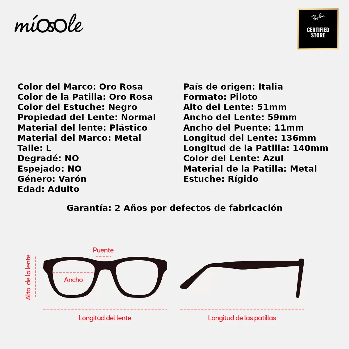 Ray-Ban 0RBR0101S  92023A-59-L