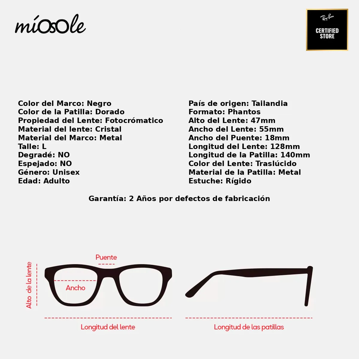 Ray-Ban RB3589  9054MF-55-L